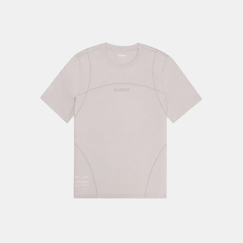 Bandit Running Micromesh™ Reflecto Stitch Run Tee - Ash