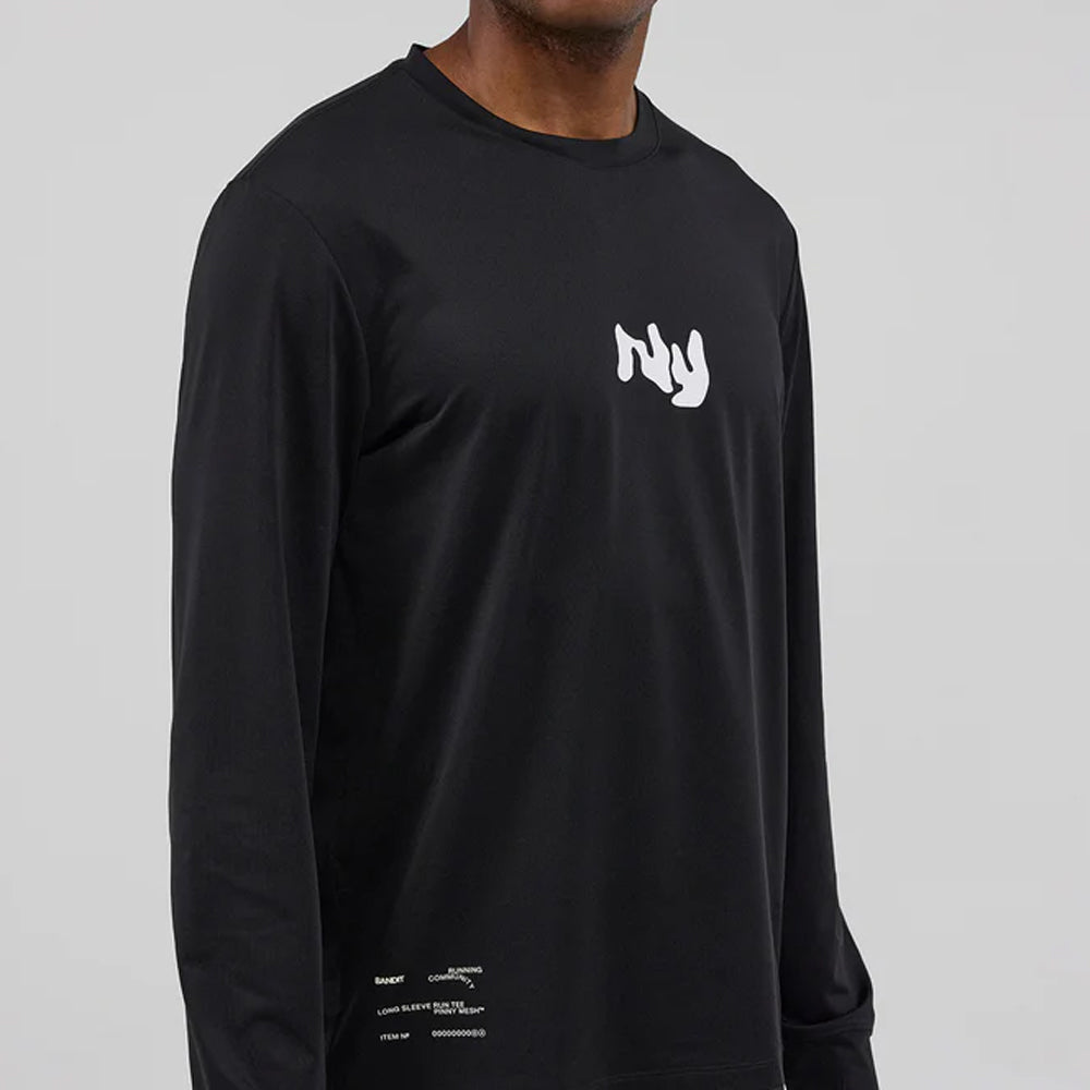 Bandit Running NanoMesh Fleura Long Sleeve - Black – CCACHE RUNNING