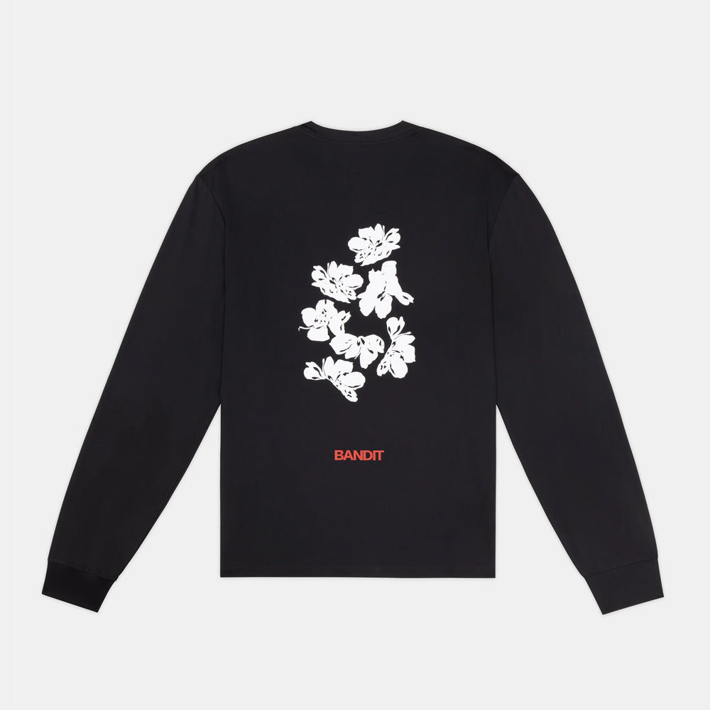 Bandit Running NanoMesh Fleura Long Sleeve - Black
