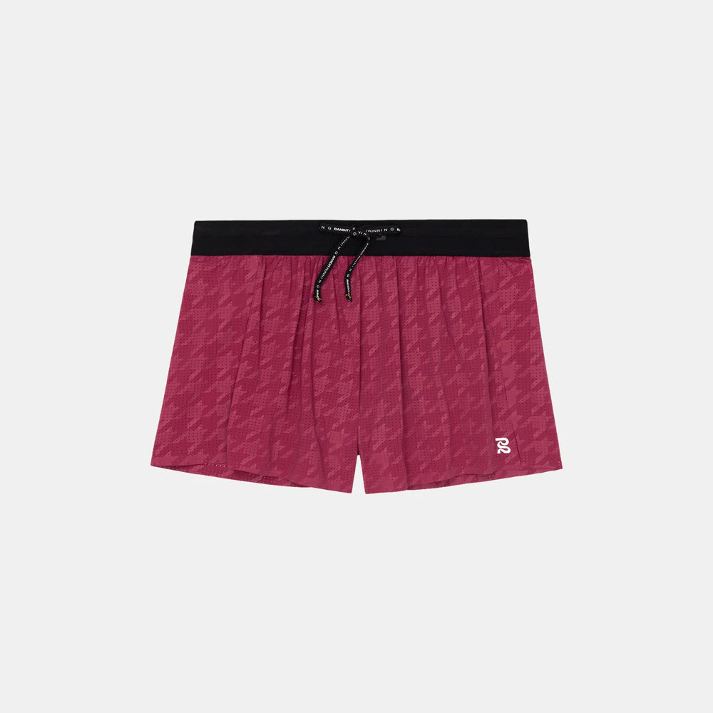 Bandit Running Vento 3" Womens Split Short - Berry