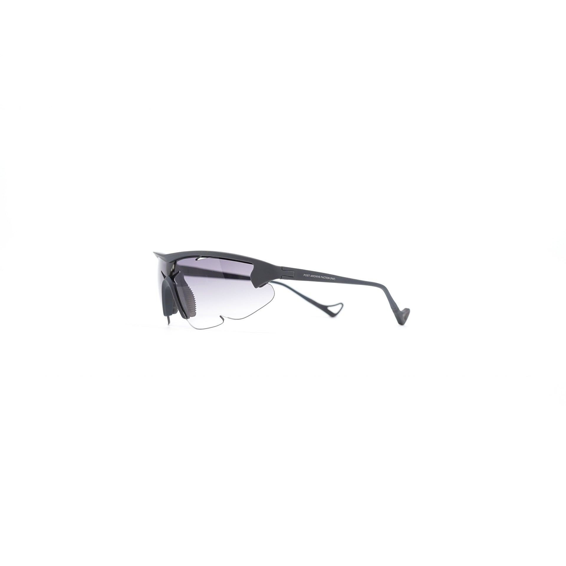 District Vision + PAF Junya Racer - Off Black (D+ Gray Gradient Lens)
