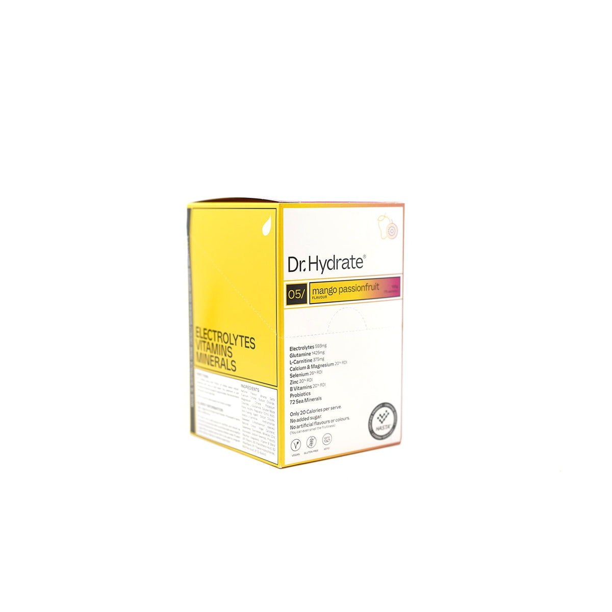 Dr. Hydrate All-In-One Drink Sachet Pack - Mango Passionfruit (15 Serv ...