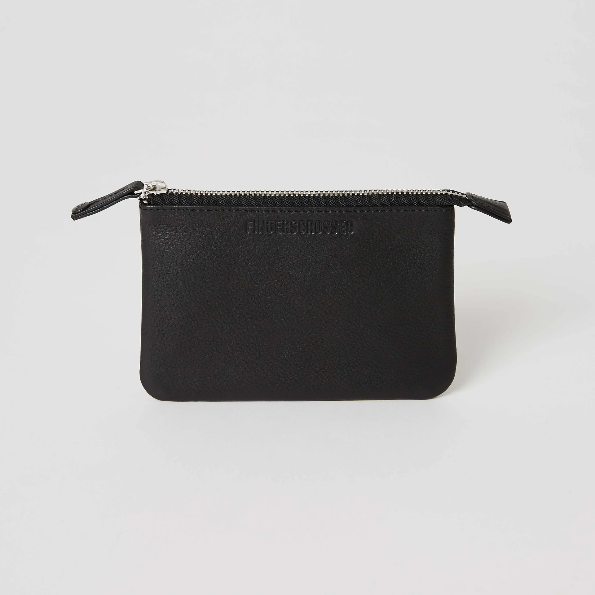 Fingerscrossed #Leather Leather Pouch - Big