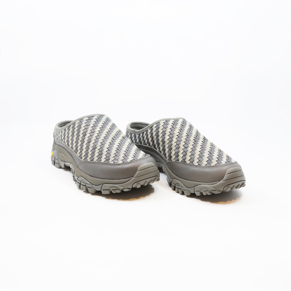 Merrell 1TRL Moab 2 Leather Woven Slide - Talus/Diorite