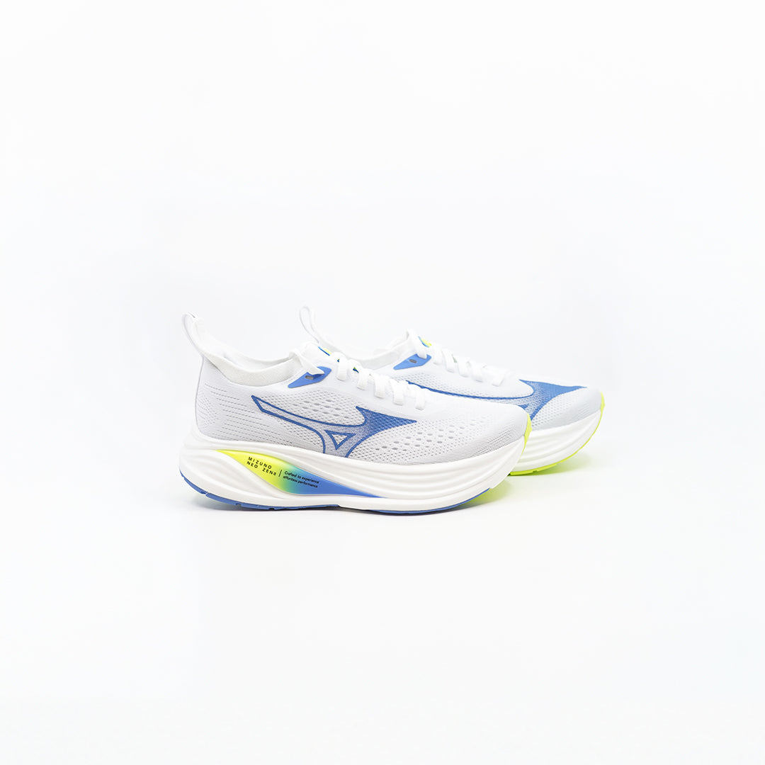 Mizuno Neo Zen 2 - White/Estate Blue/Lightning Yellow (Womens)