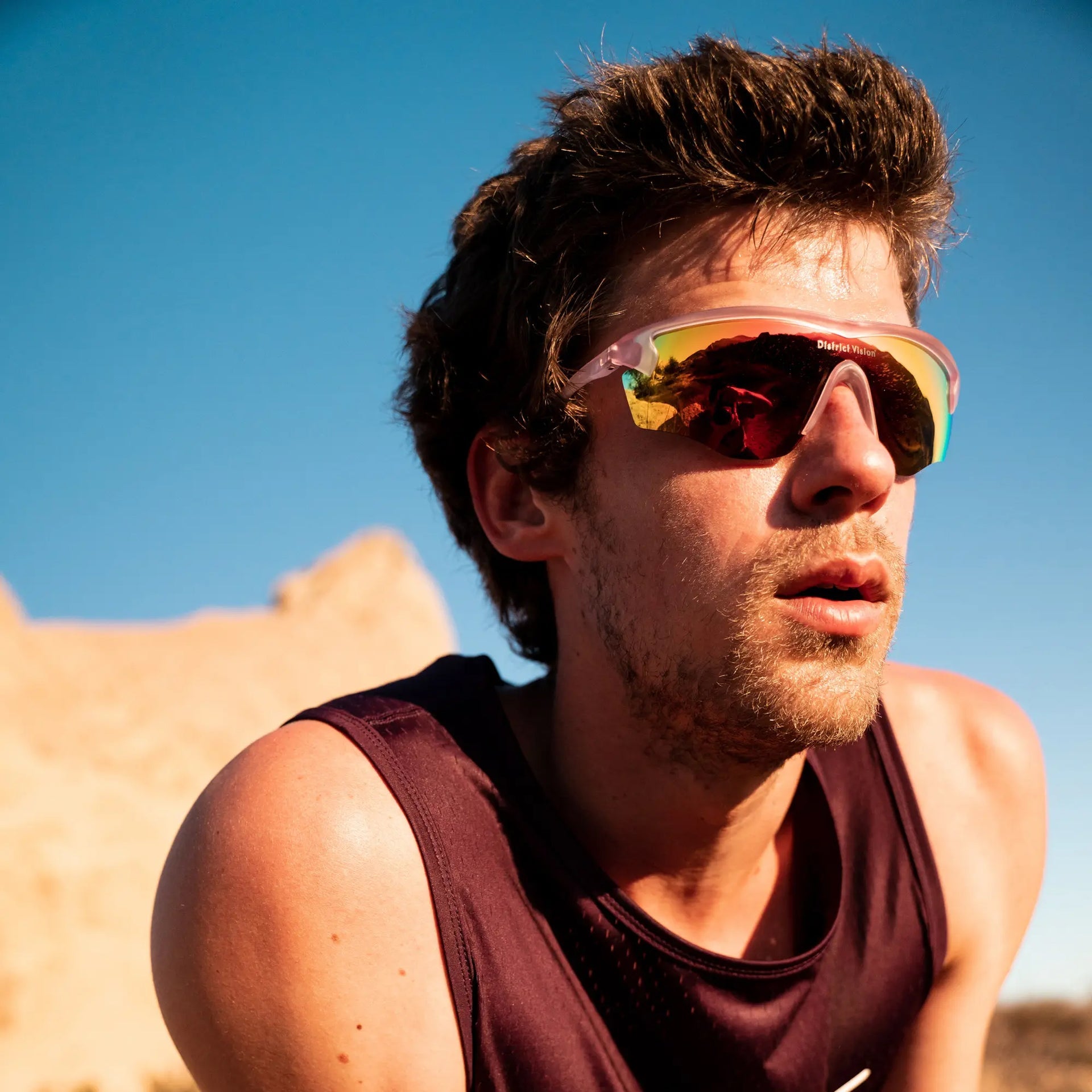 District Vision Junya Racer - Pink Moon (D+ Spectral Mirror Lens)