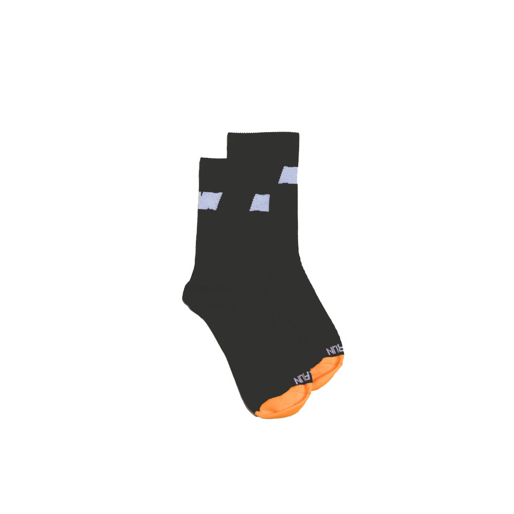 Never Race Sock - Black