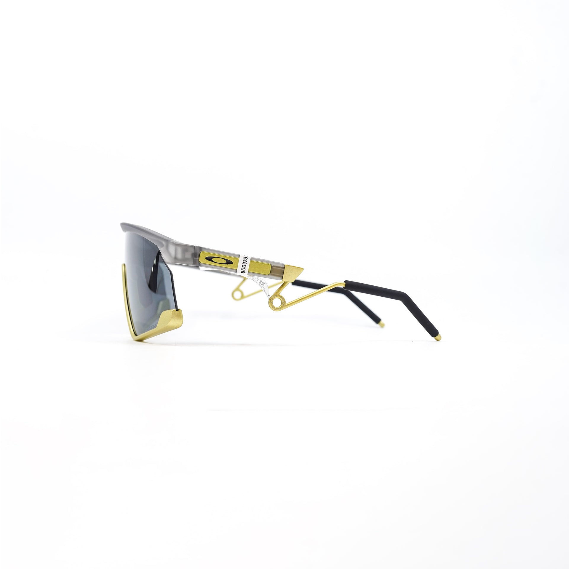 Oakley BXTR Sunglasses - Metal Matte Grey Ink Vintage Gold (Prizm Black Lens)