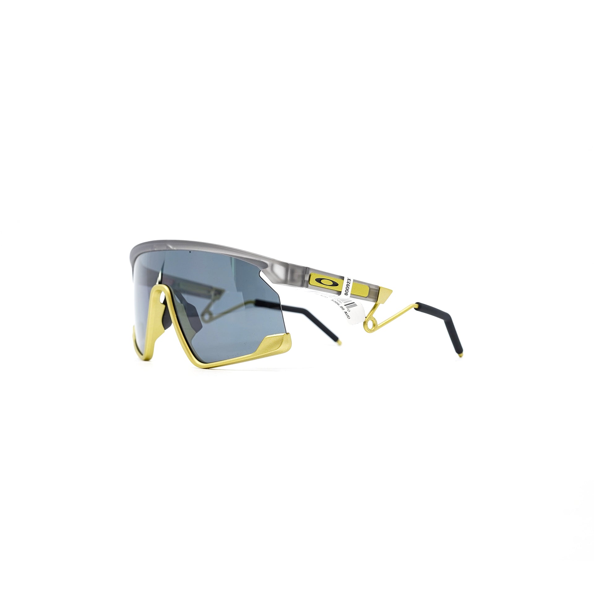 Oakley BXTR Sunglasses - Metal Matte Grey Ink Vintage Gold (Prizm Black Lens)