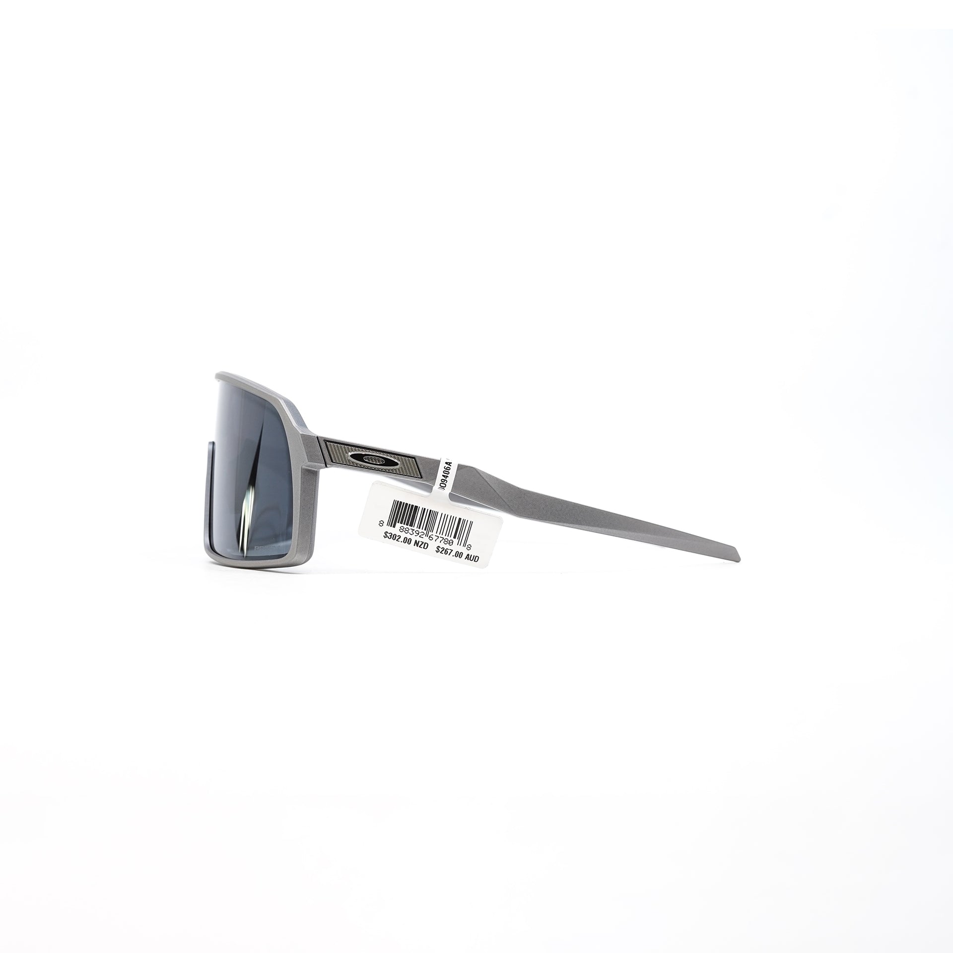 Oakley Sutro Sunglasses (Low Bridge Fit) - Titanium (Prizm Black Lens)