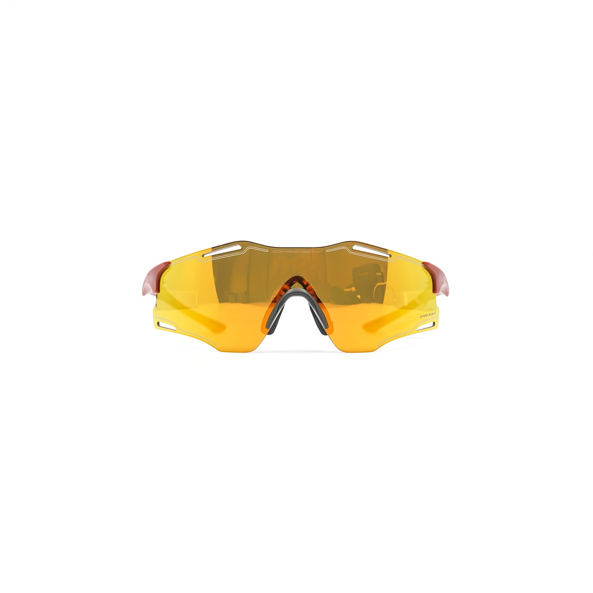 Oakley Cybr Zero Sunglasses - Matte Iron Red (Prizm 24k Lens)