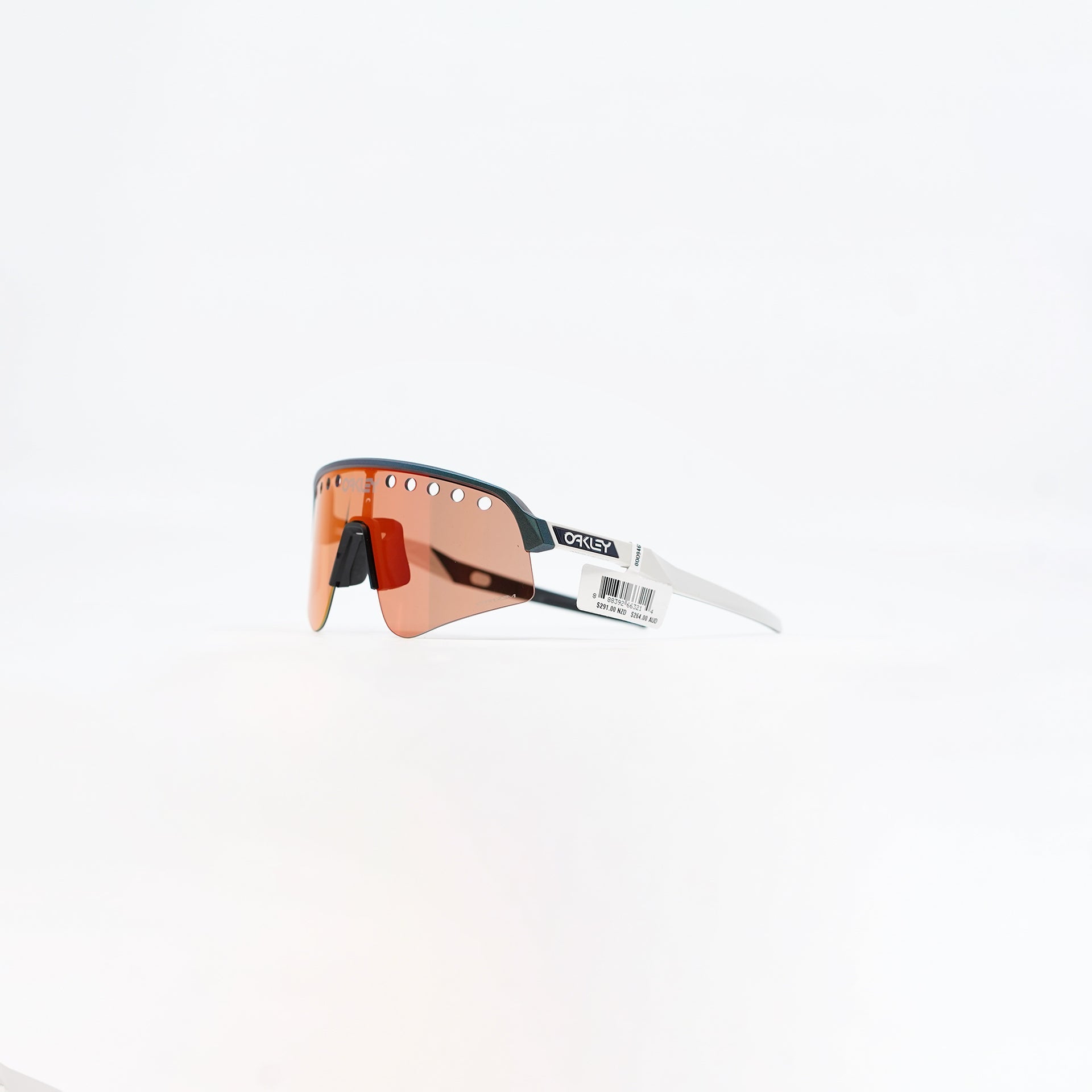 Oakley Sutro Lite Sweep Sunglasses - Matte Silver/Blue Colorshift (Prizm Trail Torch Lens)