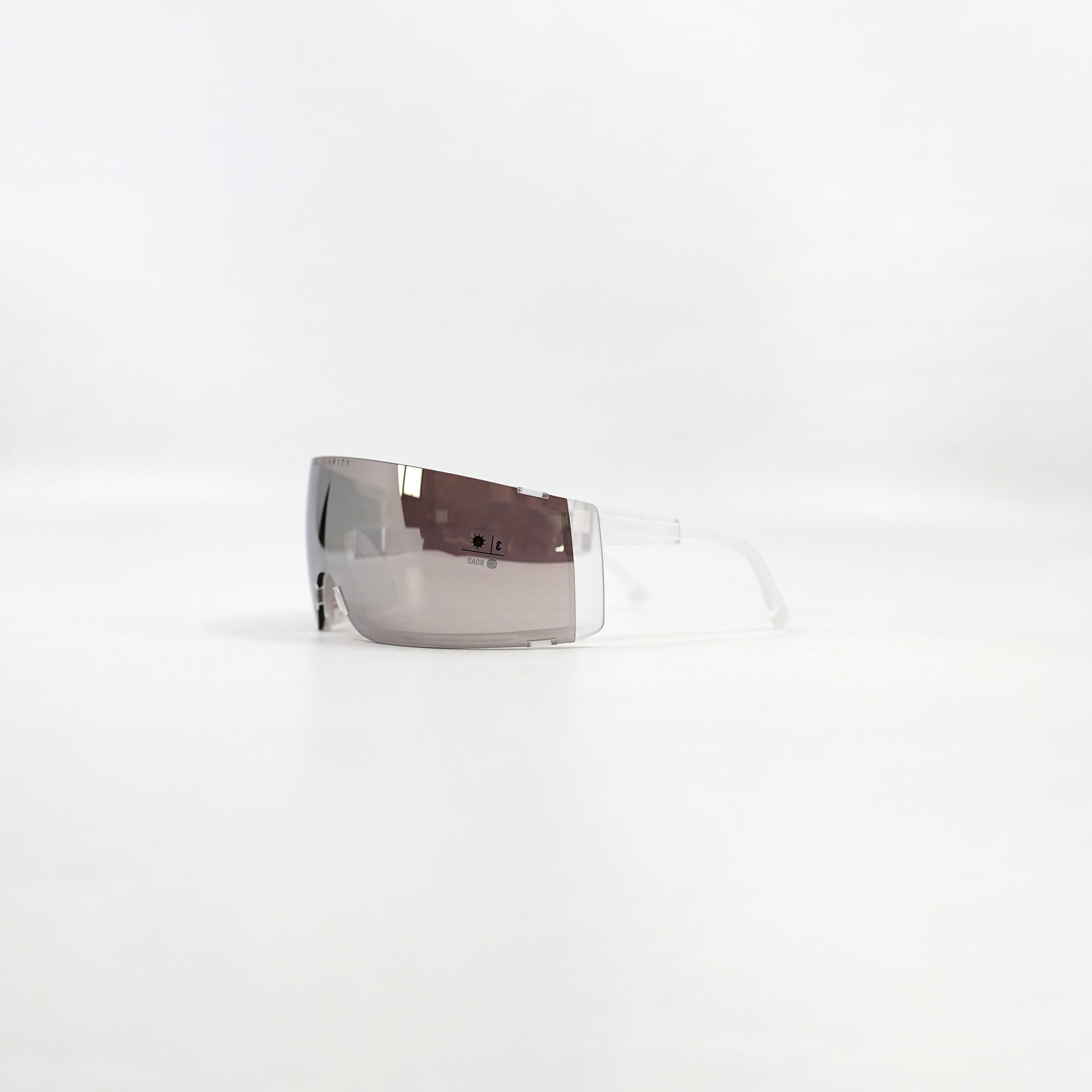 POC Propel Sunglasses - Grey Translucent (Violet Silver Mirror Lens)