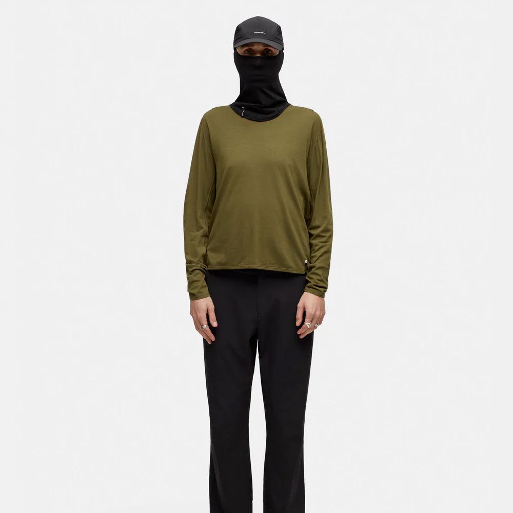 Portal Drift Merino LS Tee - Dark Olive – CCACHE RUNNING