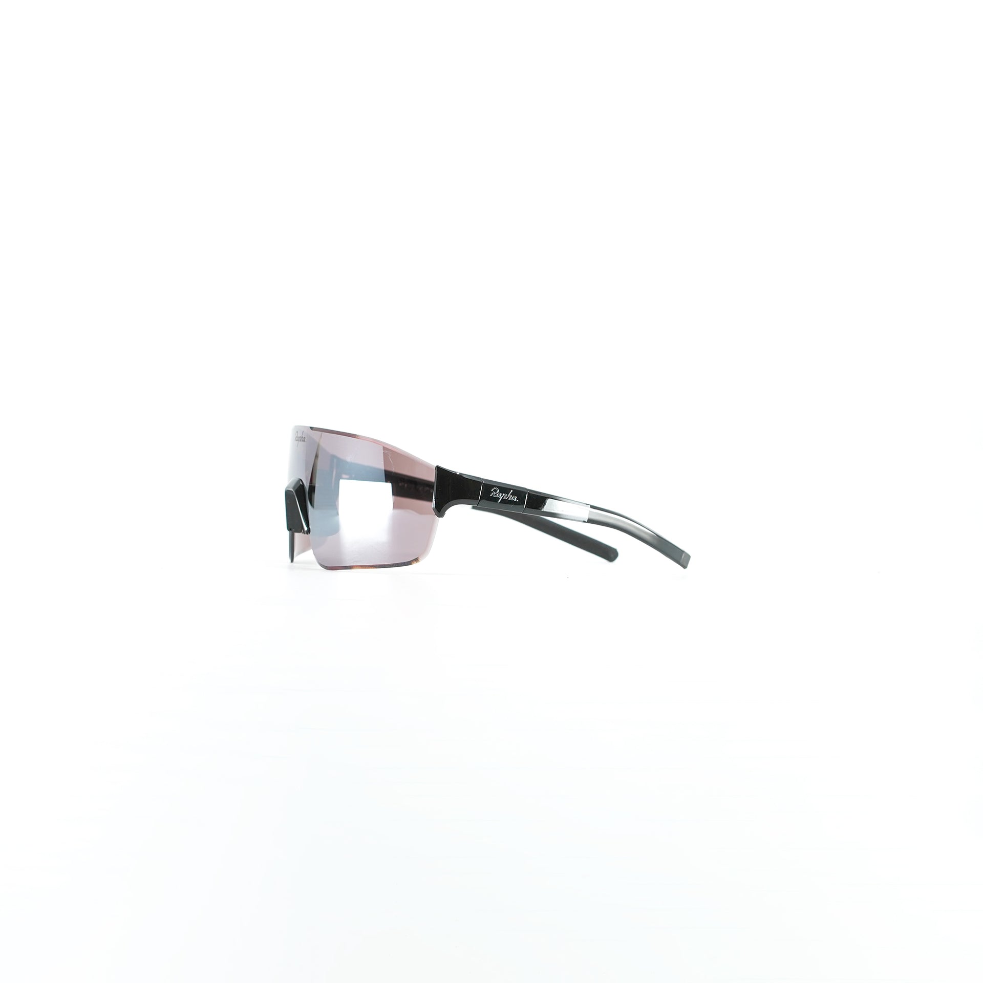 Rapha Pro Team Frameless FUORI Glasses - Black/Black Mirror Lens