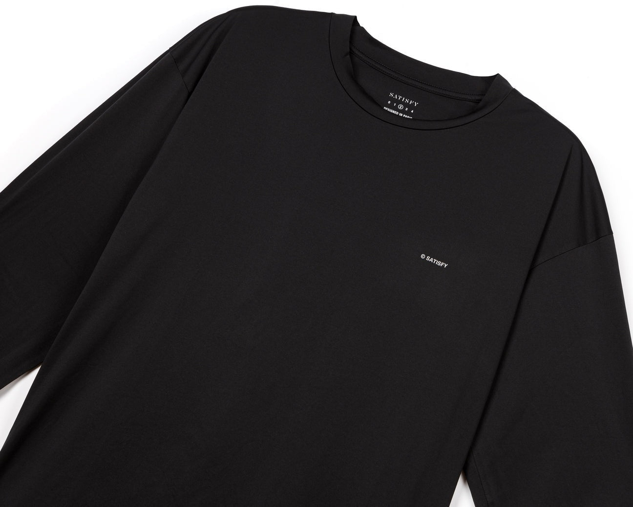 Satisfy Auralite Long Tee - Black – CCACHE RUNNING