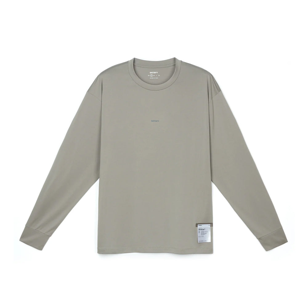 Satisfy AuraLite™ Long Tee - Aluminium