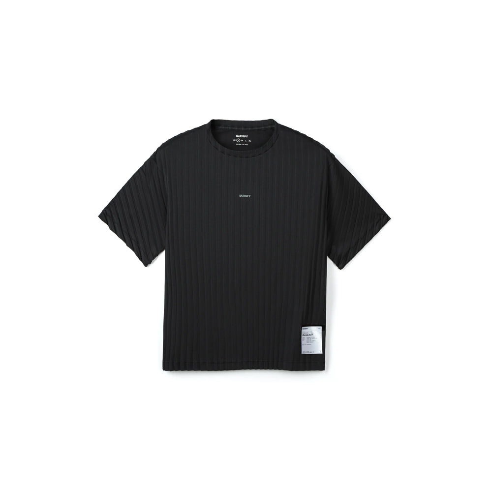 Satisfy AuraLite™ Pleated T-Shirt - Black (Womens)