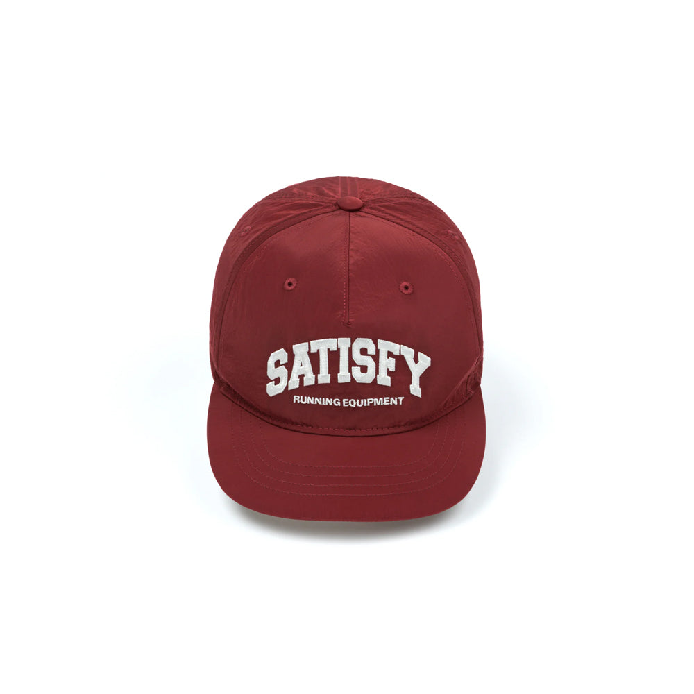 Satisfy FliteSilk™ 5-Panel Pinch Cap - Burgundy