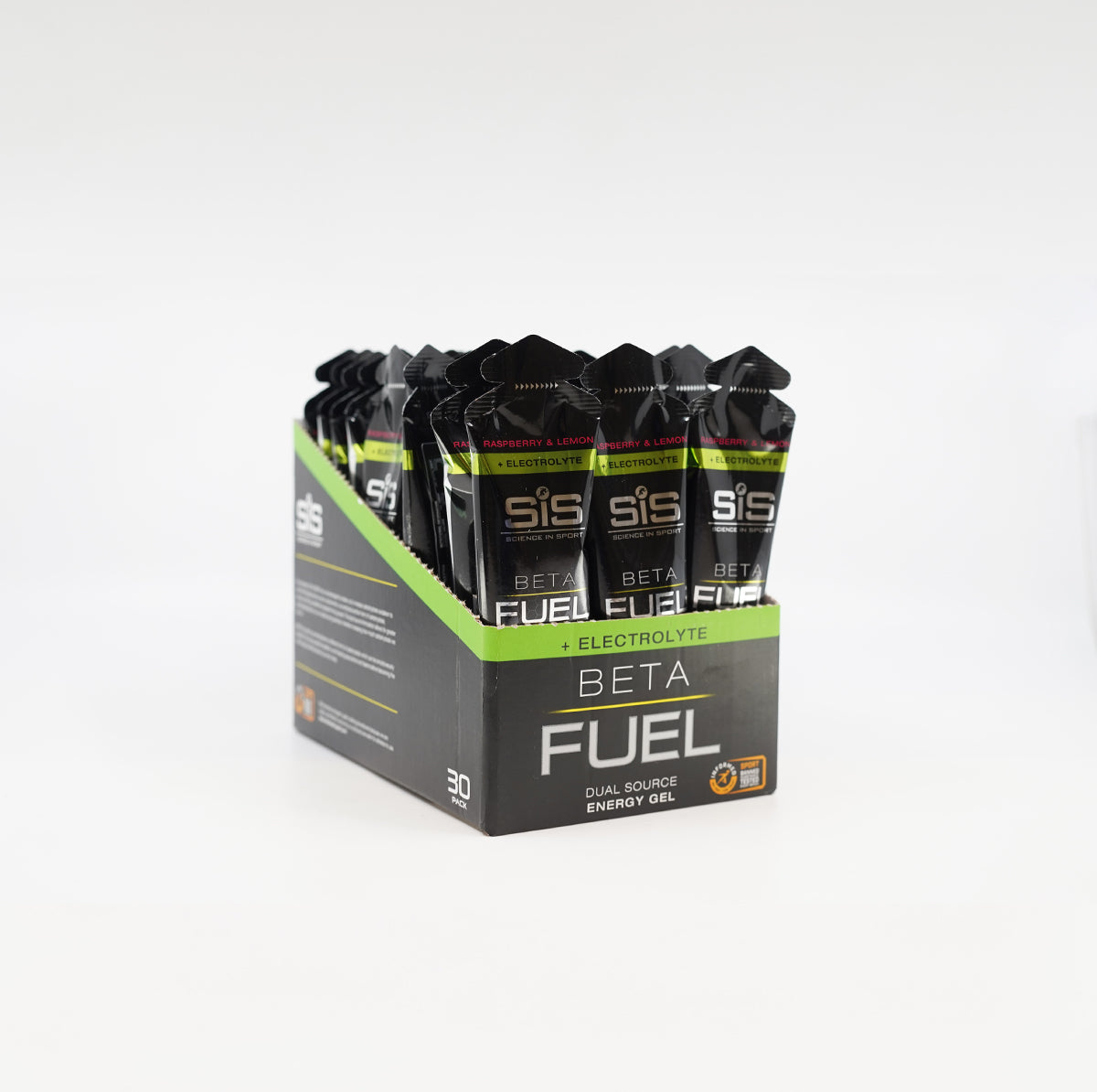 SIS Gel Beta Fuel + Electrolytes - Raspberry & Lemon - 30 Pack
