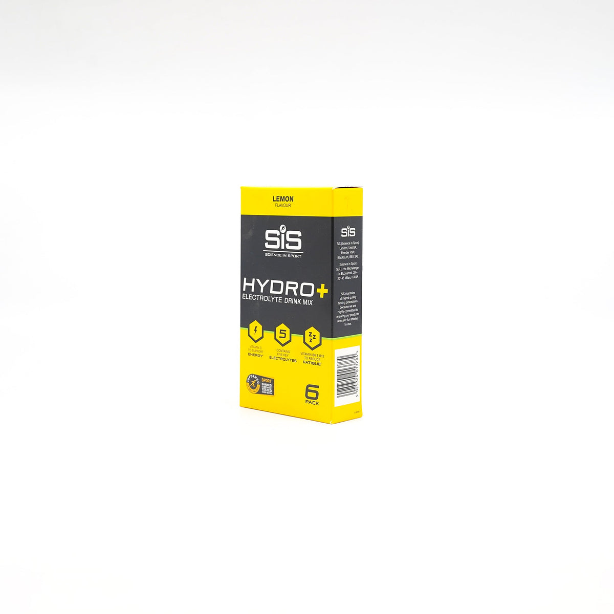 SIS HYDRO+ Electrolyte Drink Mix - Lemon (Box of 6)