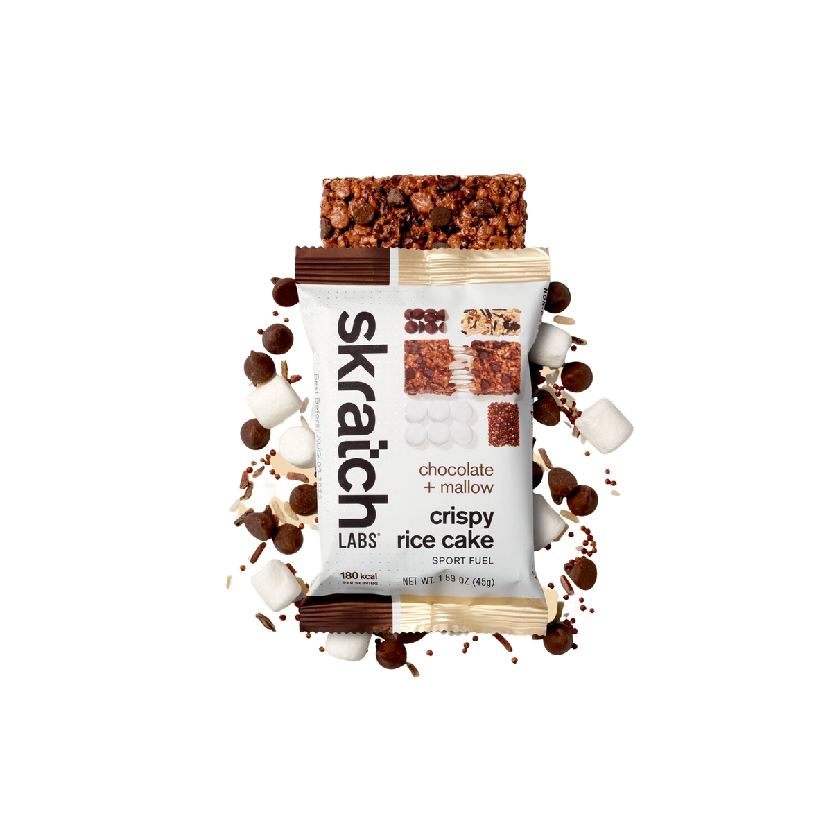 Skratch Label Skratch Labs Crispy Rice Cake Sport Fuel - Chocolate & Mallow (Single ...