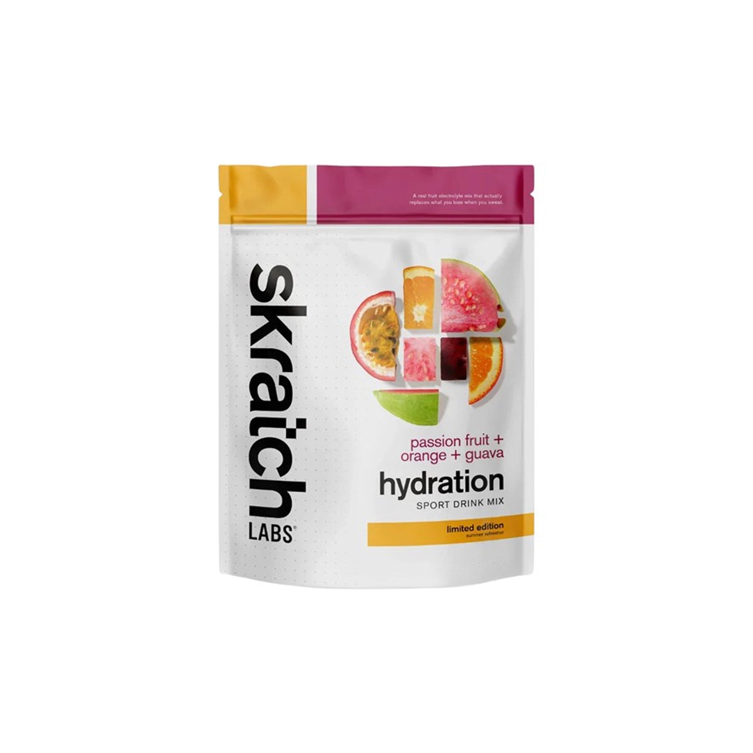 Skratch Labs Sports Hydration Drink Mix - 1320g - Passionfruit Orange & Guava